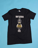 Black t-shirt with aboriginal warrior woman graphic with the tagline: "O'Gitchidah Kwe" (Warrior woman in Ojibway), printed with metallic gold & white, colourfast water-based inks on premium pre-washed Bella + Canvas 100% soft cotton, black T-shirt. Unisex sizes: S-2XL